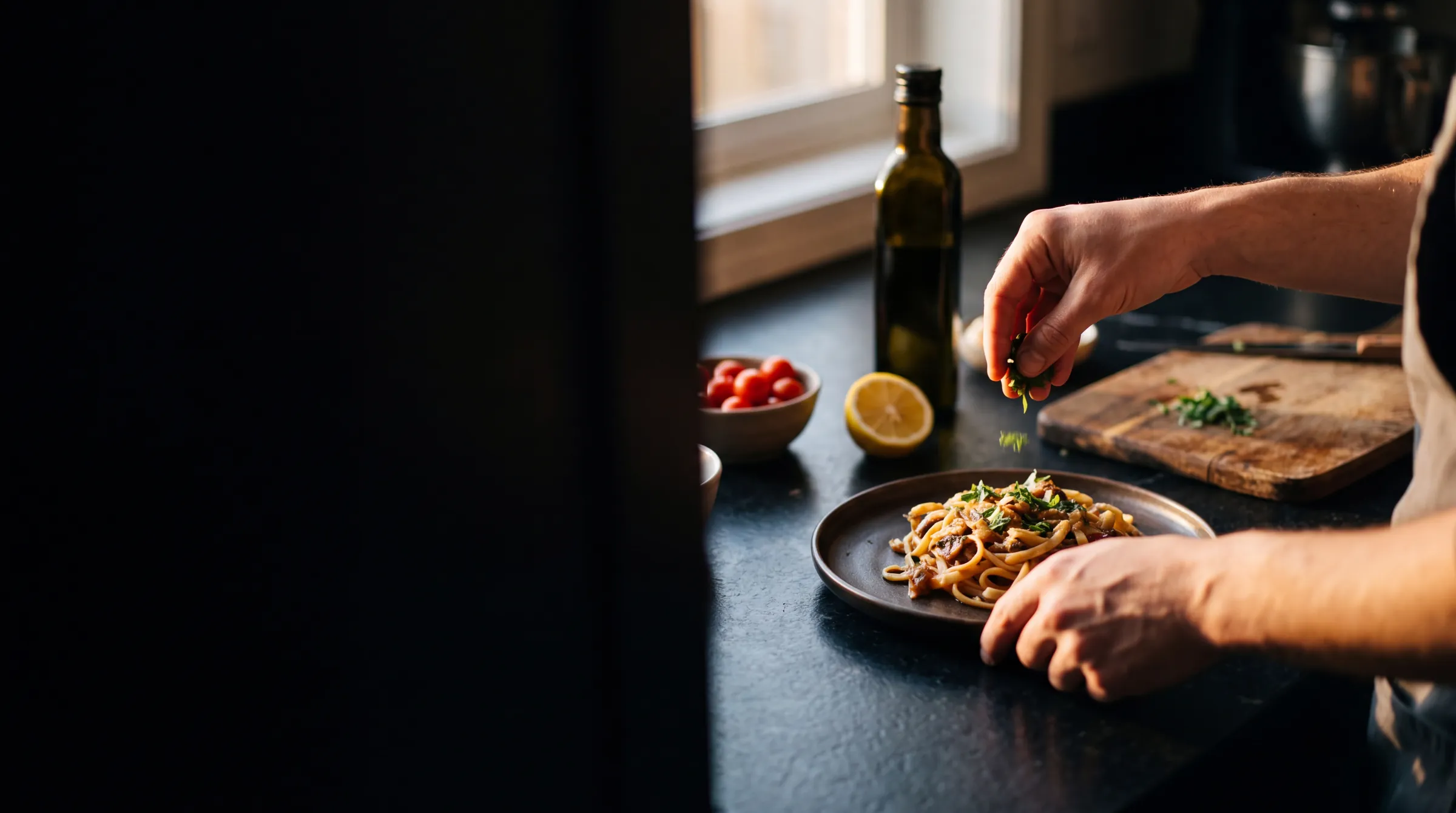 Ausgewogene Mahlzeit mit viel Protein